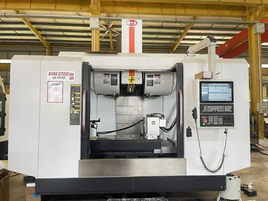 Taiwan Fanuc CNC Control Systemmachine Factory Direct High Speed High Precision CNC Vertical Machining Center with Double Tool Magazines CE ISO 