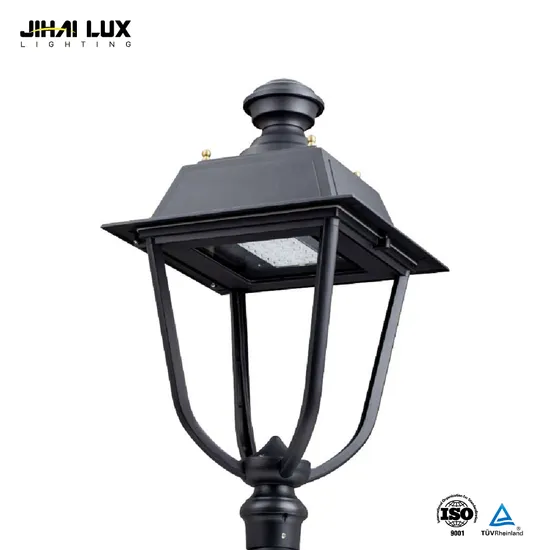 Lampadaire LED européen à bras incurvé, imperméable IP66, éclairage public d'extérieur